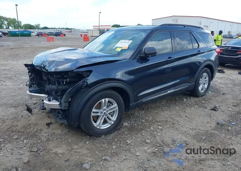 2022 Ford Explorer Xlt z USA, uszkodzony, nr VIN 1FMSK7DH7NGB16544